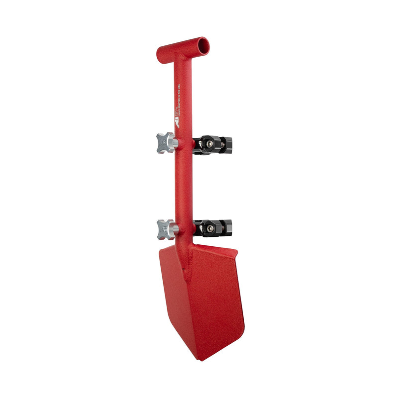 Load image into Gallery viewer, Shovel / Mount Combo - Red Mini Shovel / Black UMD with Knobs
