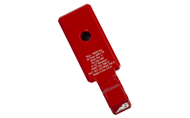 Load image into Gallery viewer, Shackle Block 2.5" - Red
