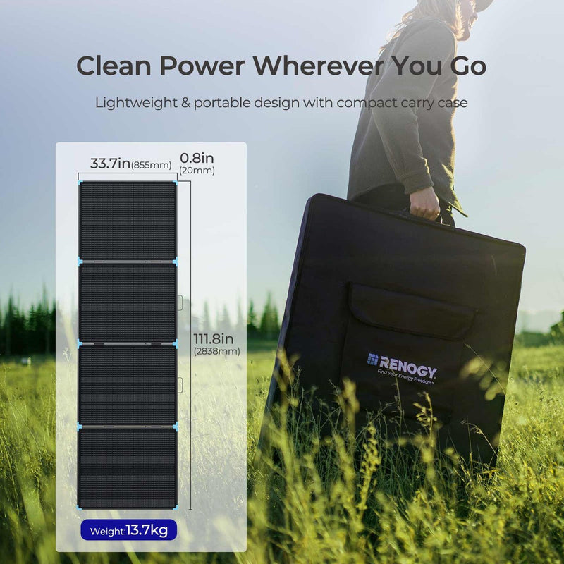 Load image into Gallery viewer, Renogy 400W Lightweight Portable Solar Suitcase
