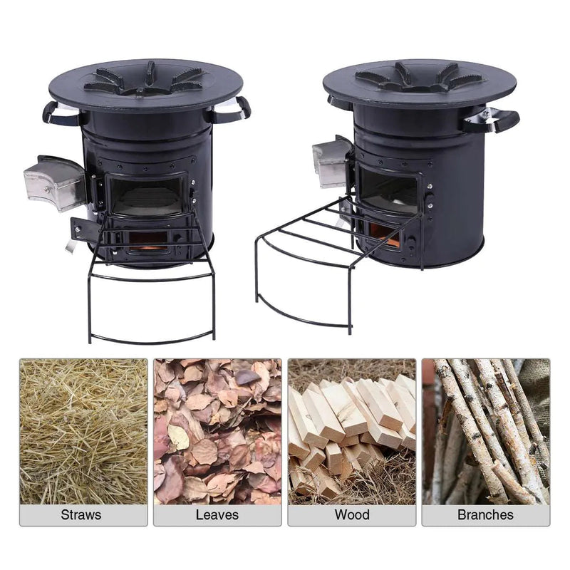 Load image into Gallery viewer, Redcamp Portable Rocket Stove for Camping
