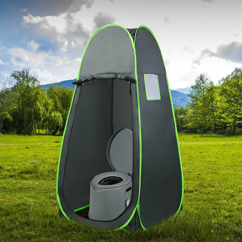 Load image into Gallery viewer, 5L Portable Travel Toilet with Paper Holder for Outdoor
