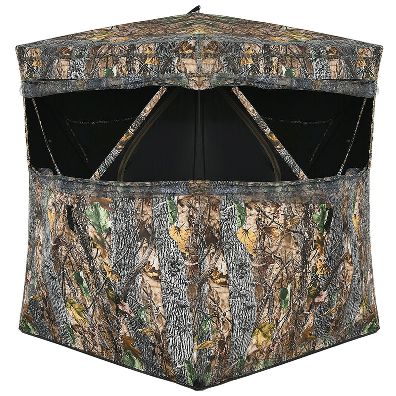 Load image into Gallery viewer, 3 Person Portable Surround View Tent with Slide Mesh Window
