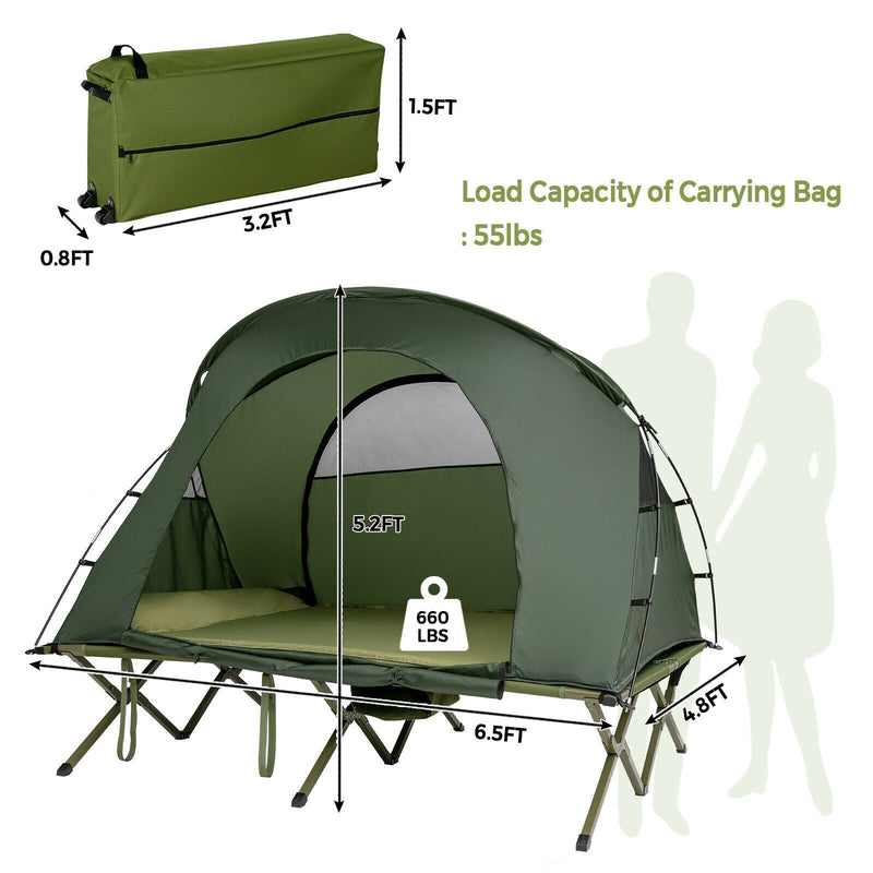 Load image into Gallery viewer, 2-Person Outdoor Camping Tent with External Cover
