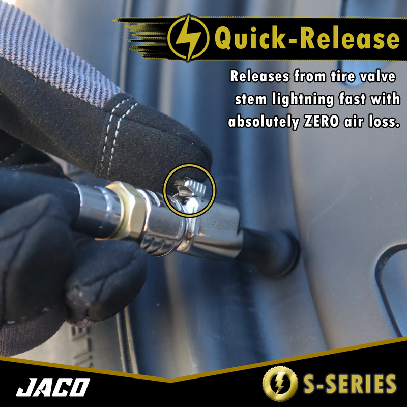 Load image into Gallery viewer, Lightning™ S-Series Tire Air Chuck | Open Flow, 1/4" F-NPT
