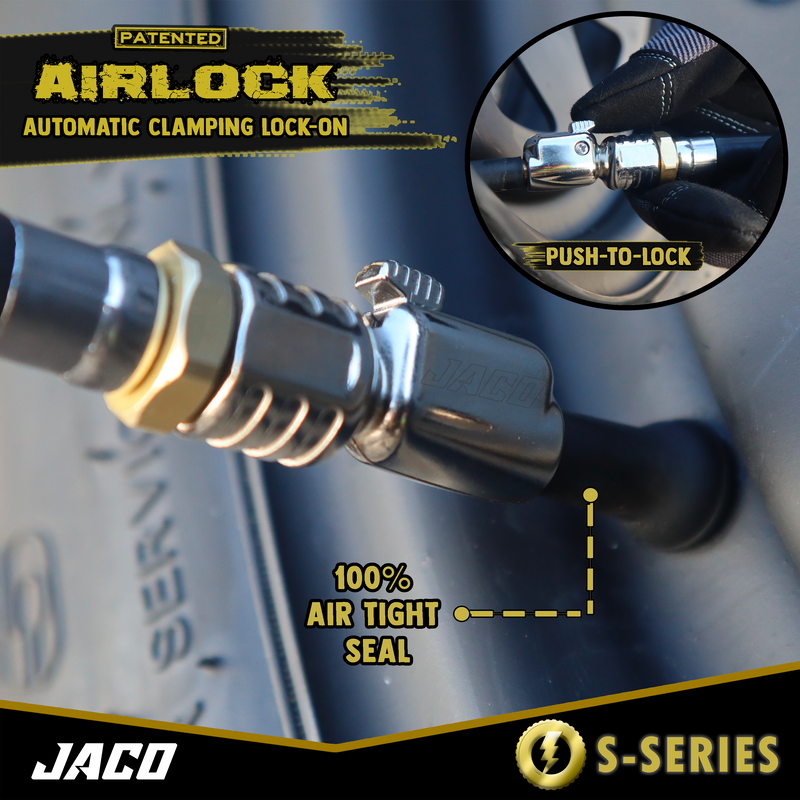Load image into Gallery viewer, Lightning™ S-Series Tire Air Chuck | Open Flow, 1/4" F-NPT
