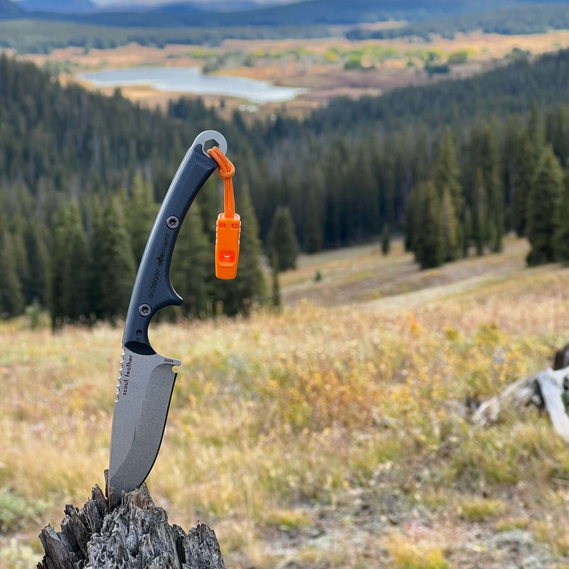 Load image into Gallery viewer, Scout Feather Adventure Survival Knife
