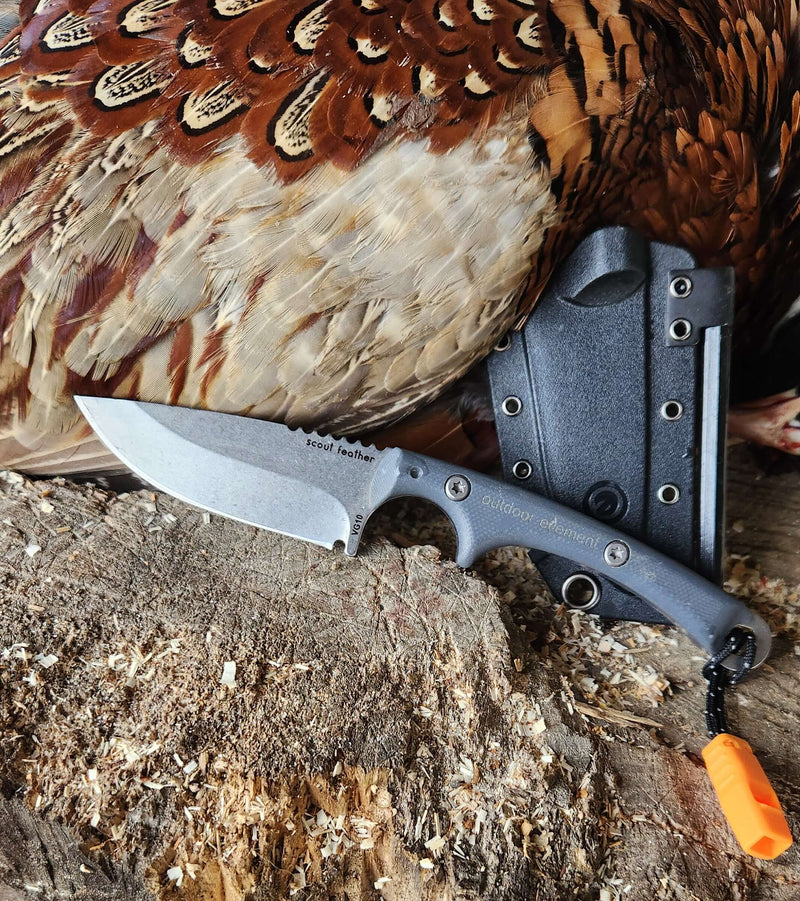 Load image into Gallery viewer, Scout Feather Adventure Survival Knife
