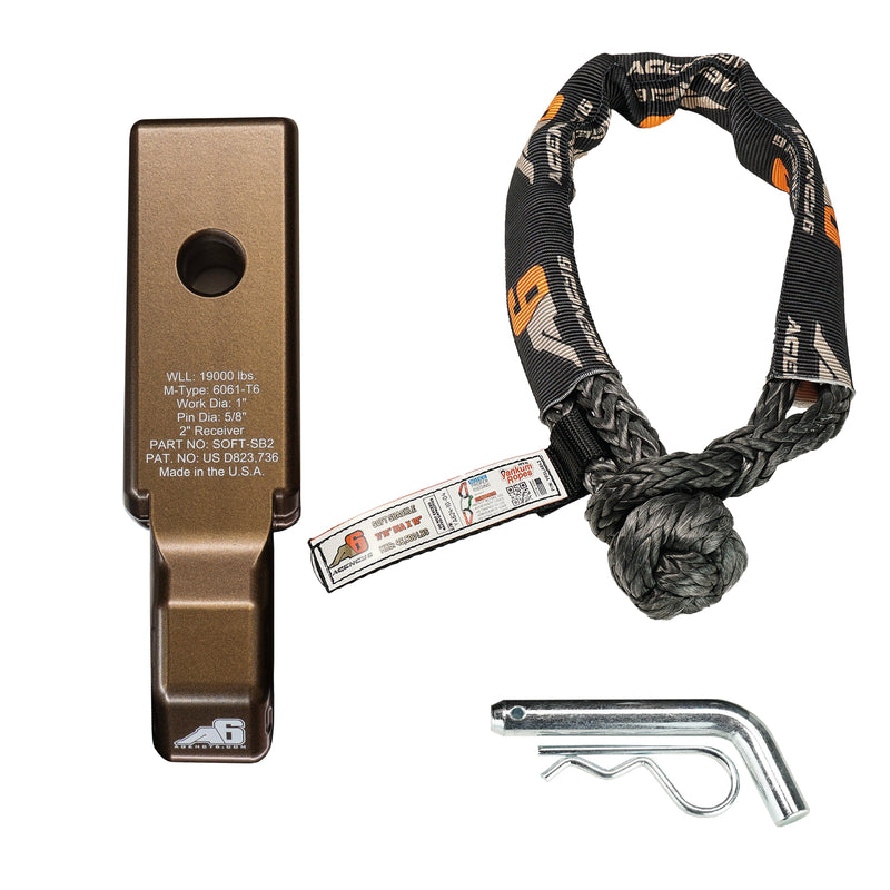 Load image into Gallery viewer, Soft Shackle Block 2" Assembly

