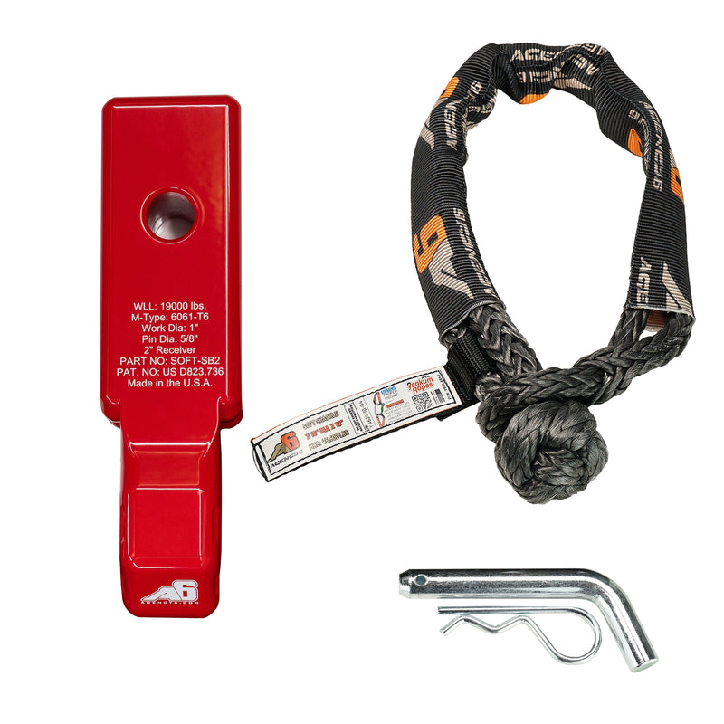 Load image into Gallery viewer, Soft Shackle Block 2" Assembly
