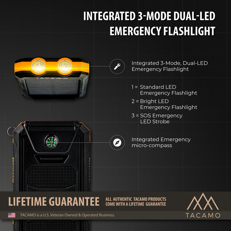 Load image into Gallery viewer, Solar Power Bank, USB Rechargeable

