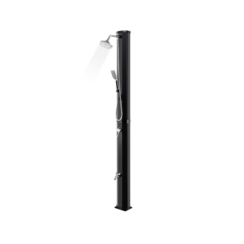 Load image into Gallery viewer, 7.2 Feet 9.3 Gallon Solar Heated Shower with Hand and Foot Tap
