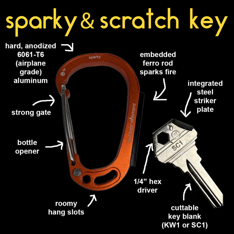 Load image into Gallery viewer, Sparky &amp; Scratch Key

