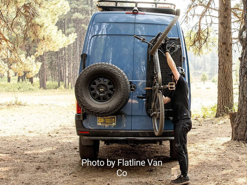 Load image into Gallery viewer, Bike Rack Kit for Van Cargo Molle Panel Lolo Racks Rad Lad
