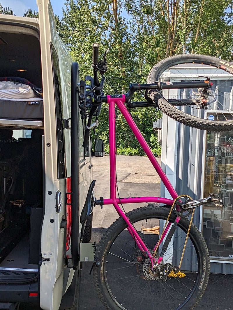 Load image into Gallery viewer, Bike Rack Kit for Van Cargo Molle Panel Lolo Racks Rad Lad
