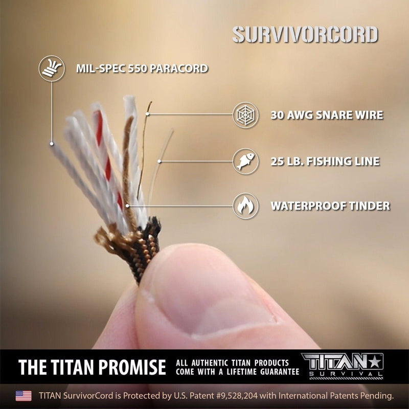Load image into Gallery viewer, SurvivorCord | BLACK STEEL
