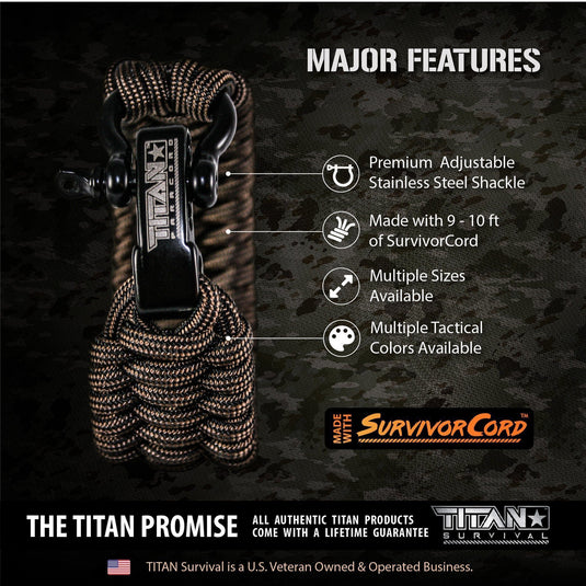 SurvivorCord Paracord Survival Bracelets