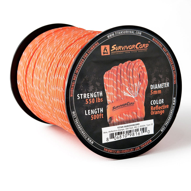 Load image into Gallery viewer, SurvivorCord | REFLECTIVE-ORANGE
