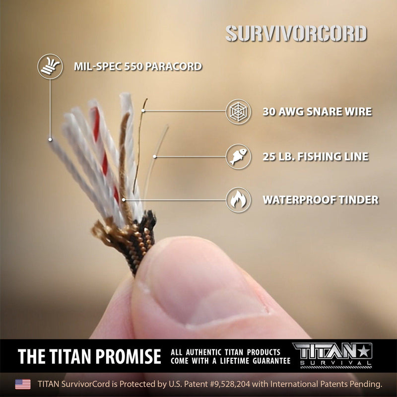 Load image into Gallery viewer, SurvivorCord Spool | BLACK
