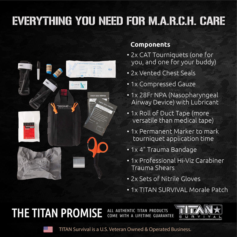 Load image into Gallery viewer, Individual First Aid Kit (IFAK) - 2 CAT Tourniquets
