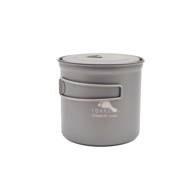 Load image into Gallery viewer, TOAKS Titanium 1100ml Pot | Ultralight Backpacking &amp; Camping Cook Pot
