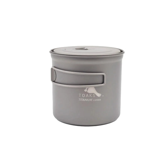 TOAKS Titanium 1100ml Pot | Ultralight Backpacking & Camping Cook Pot