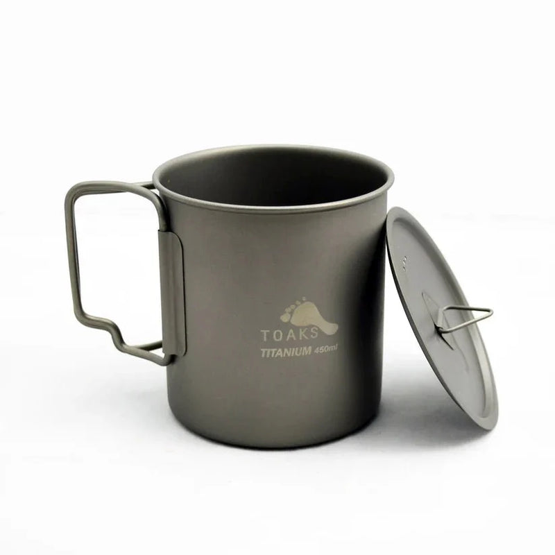 Load image into Gallery viewer, TOAKS Titanium 450ml Cup with Lid
