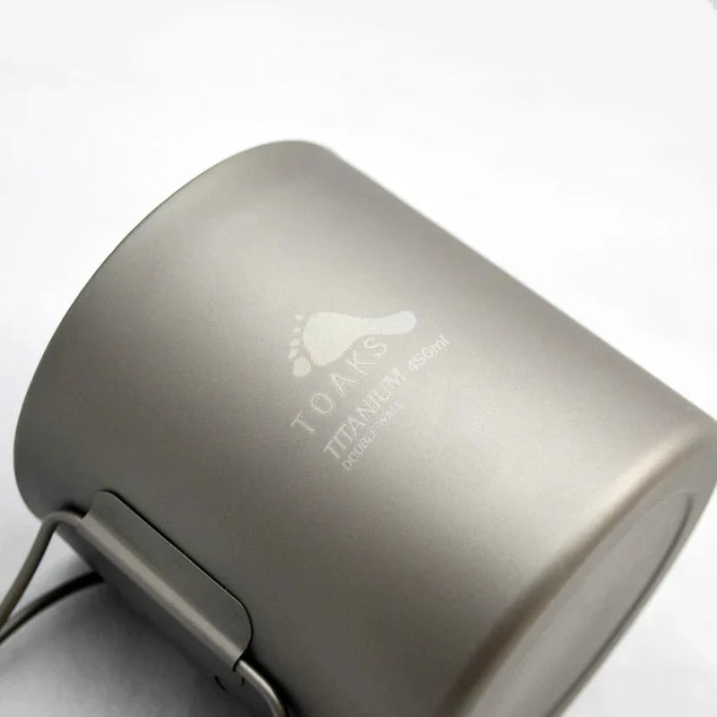 Load image into Gallery viewer, TOAKS Titanium 450ml Double Wall Cup
