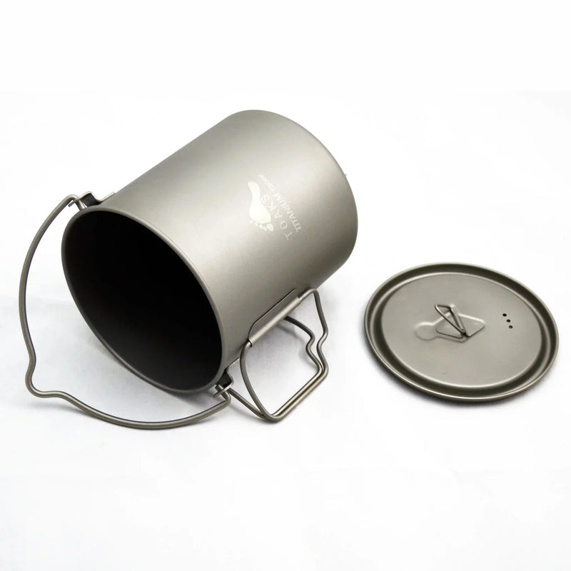 Load image into Gallery viewer, Toaks Titanium 750ml Pot with Bail Handle
