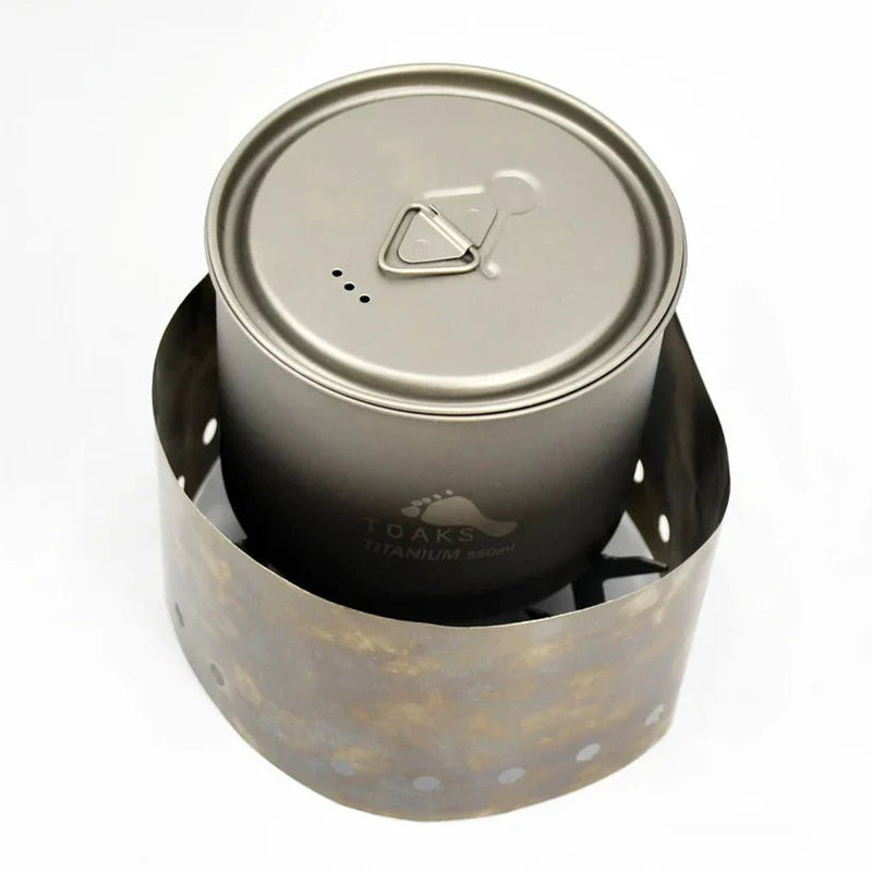 Load image into Gallery viewer, TOAKS Ultralight Titanium Solid Fuel Cook System
