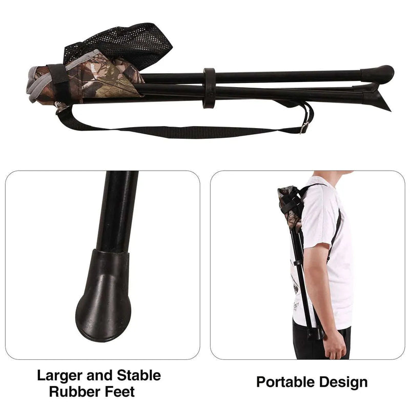 Load image into Gallery viewer, Lightweight 3 Legged Tripod Camp Stool

