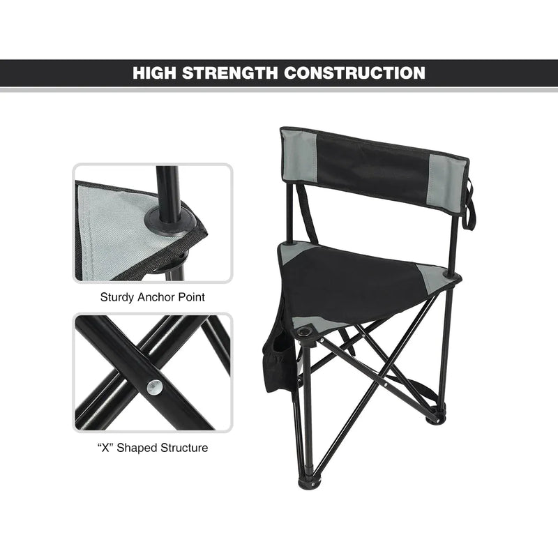 Load image into Gallery viewer, Tripod Camping Chair 2-Pack
