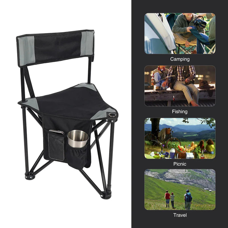 Load image into Gallery viewer, Tripod Camping Chair 2-Pack
