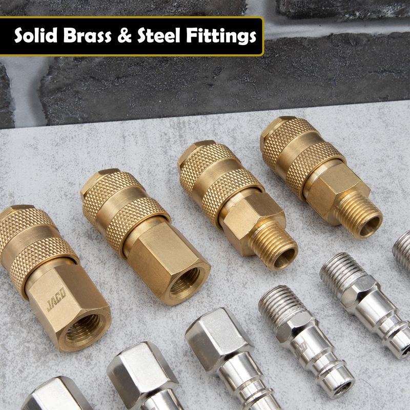 Load image into Gallery viewer, Hi-Flo Quick Connect Air Fittings | Plug &amp; Coupler Kit - 1/4" NPT (Set of 12)

