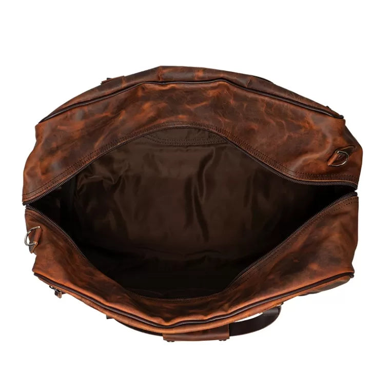 Load image into Gallery viewer, Heritage Leather Weekender Duffel
