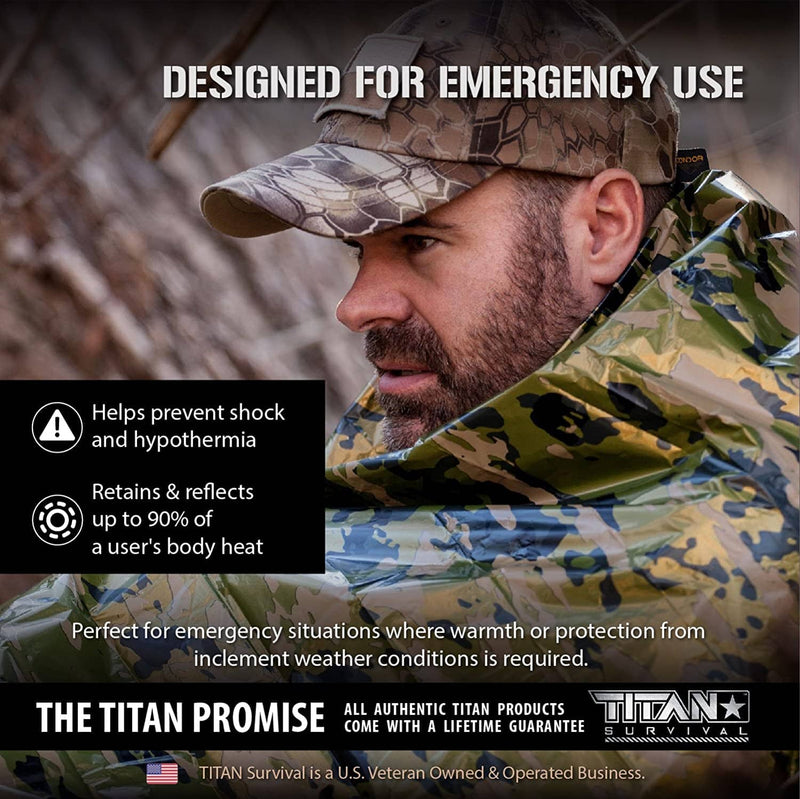 Load image into Gallery viewer, XL Emergency Survival Blankets, 5-Pack
