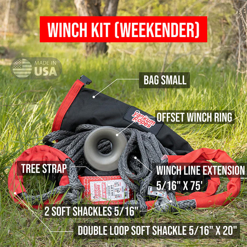 Load image into Gallery viewer, Yankum Ropes SXS Winch Kit
