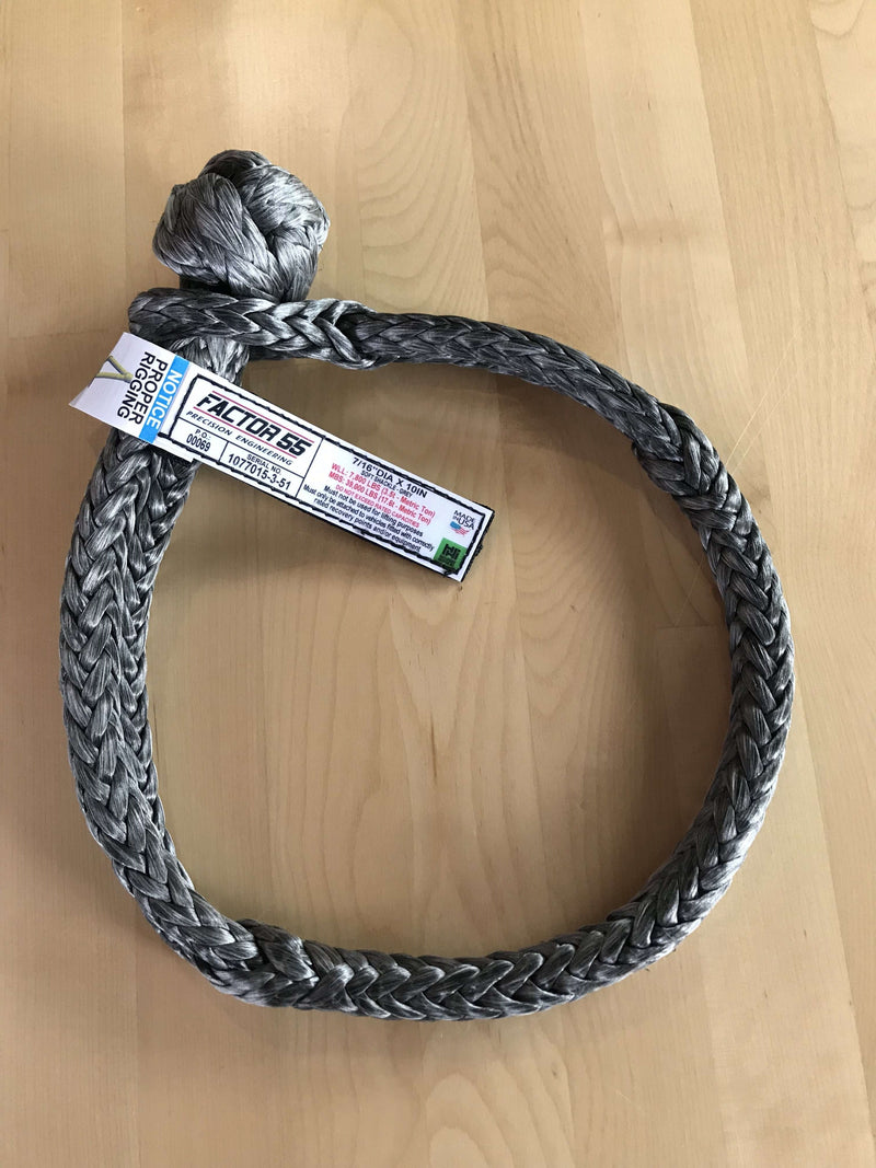 Load image into Gallery viewer, Factor 55 Standard Duty Soft Shackle 7/16" x 10"
